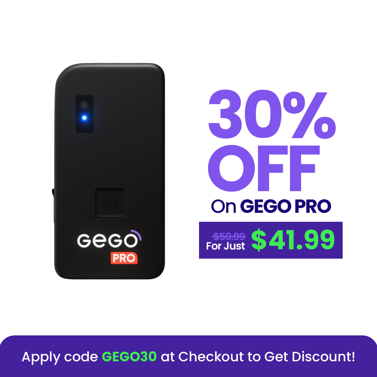 GEGO PRO Tracker Device